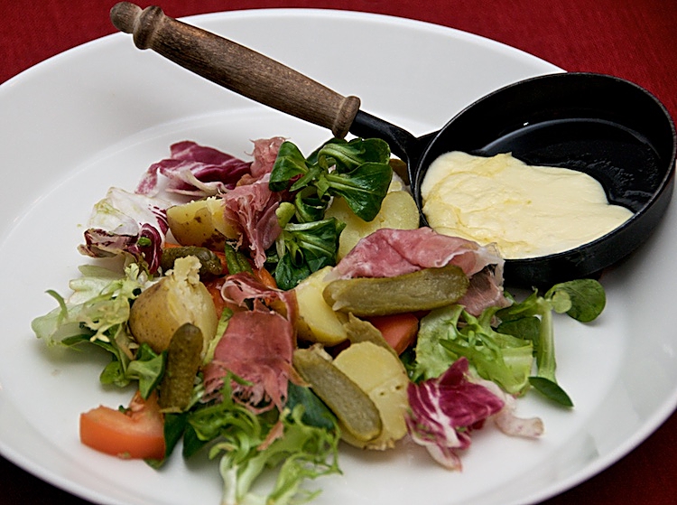 Raclette, som i Chamonix